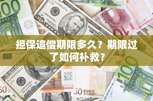 北京担保追偿期限多久？期限过了如何补救？